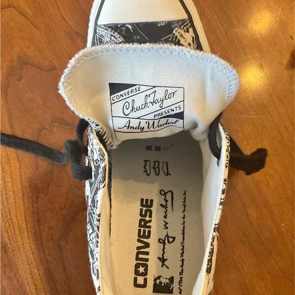 Converse All Star x Andy Warhol Lux Wedge Women's Sneakers 7.5 - Picture 6 of 6